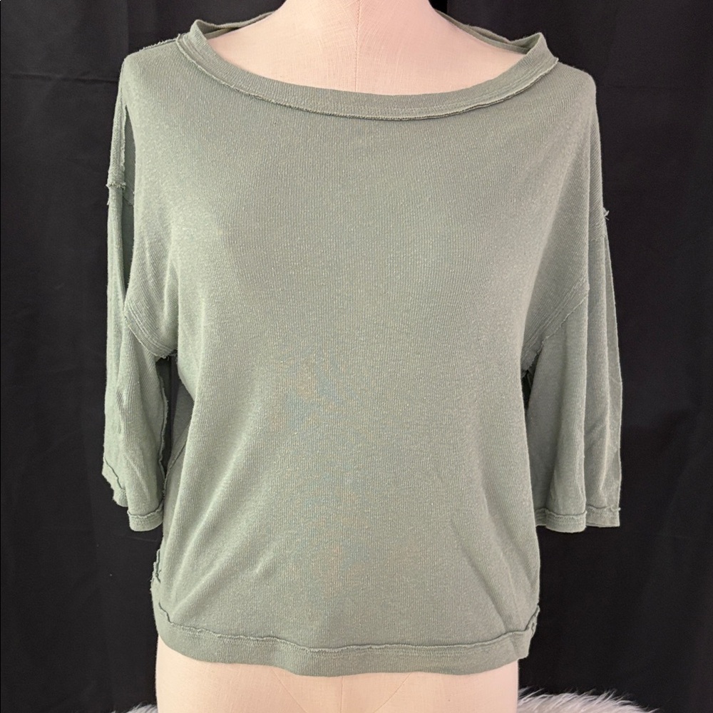 Casual Sage Green Top